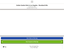 Tablet Screenshot of goldengardenwokca.com